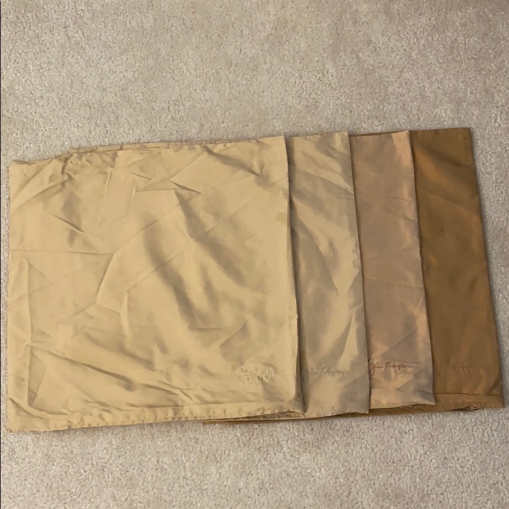 Set of 4 Jim Thompson silk 15x15inch pillow covers